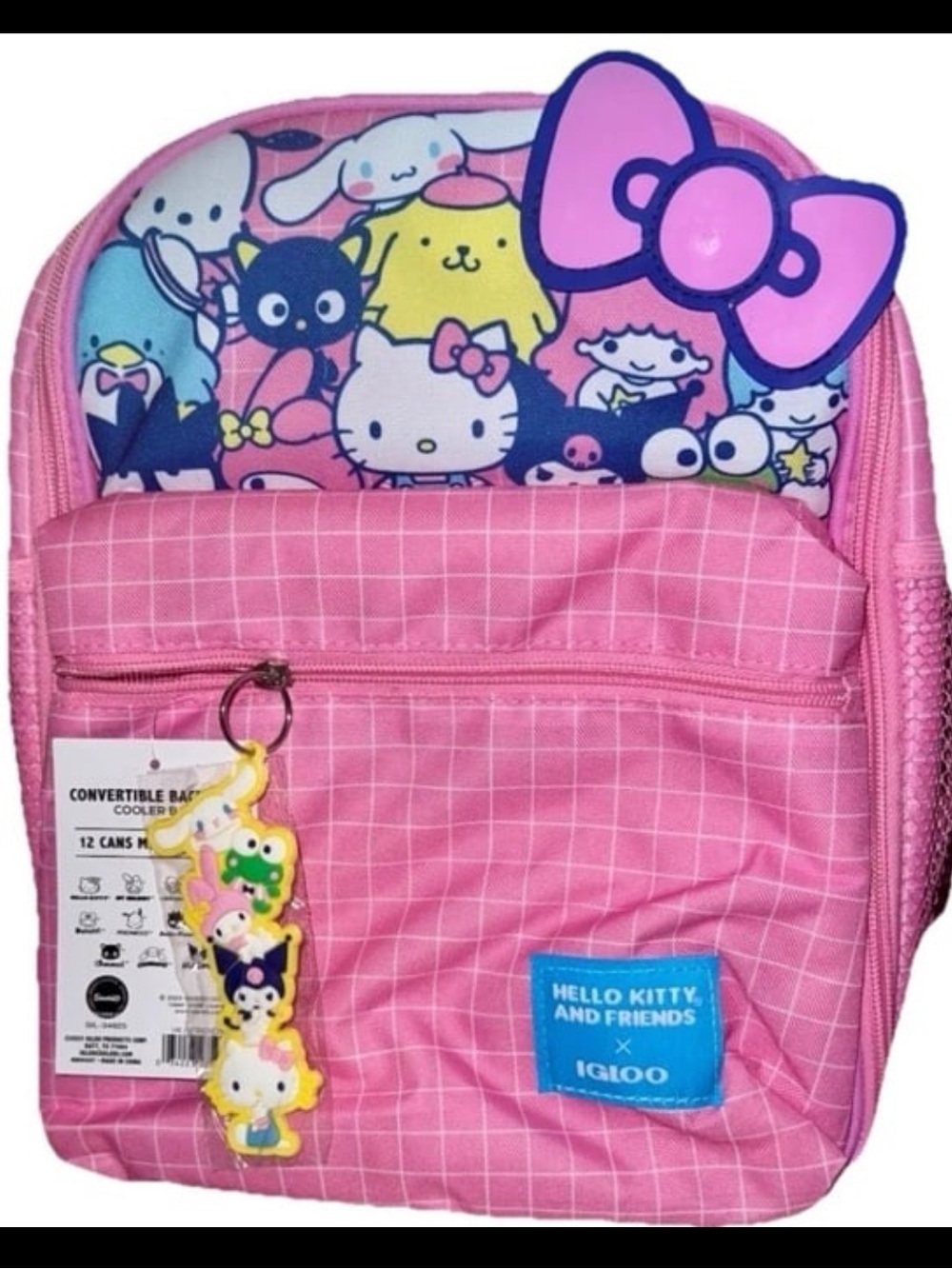 Sanrio Hello Kitty and Friends x Igloo Mini Convertible Backpack Cooler